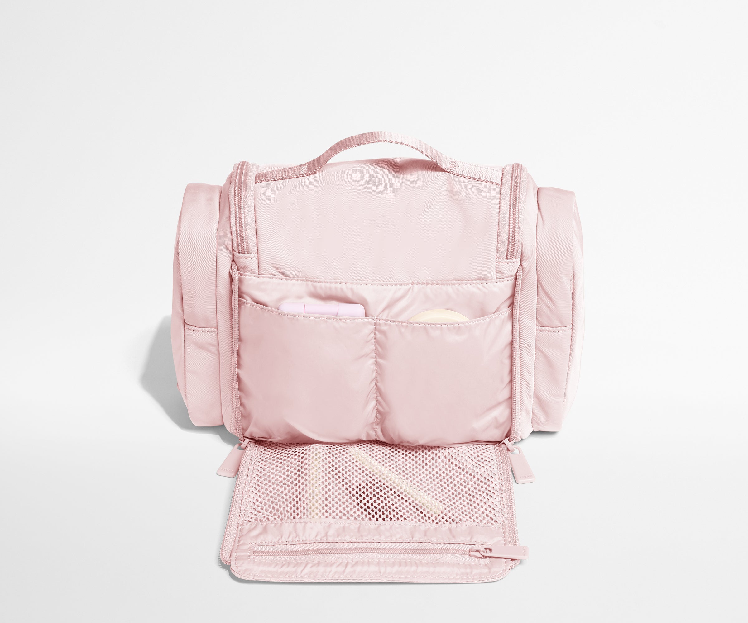 Featherlight Hanging Travel Vanity in Blush Pink - Image 5