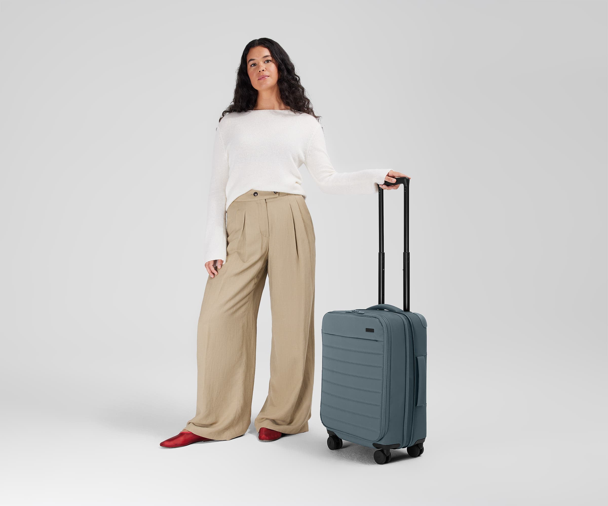 The Softside Carry-On in Coast Blue - Image 4